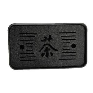 ถาดน้ำชาพอร์ซเลนสร้างสรรค์ทรงสี่เหลี่ยมดูดซับน้ำได้สำหรับชุดน้ำชายามบ่ายสไตล์จีนชุดน้ำชากังฟูต้นกำเนิดจากเจียงซู - Product Image 2