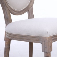 Chaises de mariage vintage Louis, meubles de salle à manger antiques de luxe pour hôtel, banquet et salle à manger