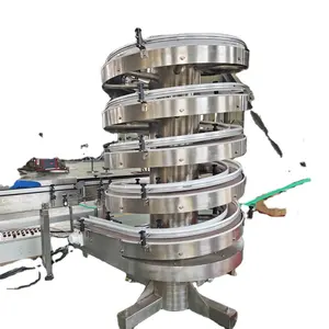 China Fabricação de máquinas de elevação de parafuso em espiral transportador de correia de corrente superior com alta qualidade