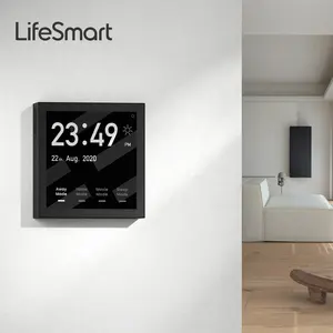 LifeSmart Natureza Mini Tela de Toque Inteligente Interruptor de Parede Painel De Temperatura Para O Sistema de Casa Inteligente Trabalhar com O Google, alexa e HomeKit