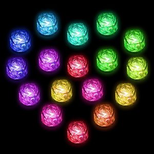 Ánh Sáng up Ice <span class=keywords><strong>Rose</strong></span> Flower Shape Cubes nhấp nháy <span class=keywords><strong>Rose</strong></span> Ice nước kích hoạt nhựa LED Cubes cho đồ uống LED thắp sáng <span class=keywords><strong>Rose</strong></span> CUBES Ice - Product Image 4