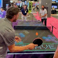 Table de ping-pong interactive numérique LED Songfa, écologique, durable, jeu d'arcade d'amusement intérieur