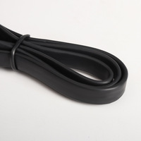 60cm coche OBD2 16 pines 8-Core macho a hembra Cable de extensión OBD codo Cable plano