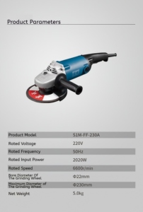 <span class=keywords><strong>Meuleuse</strong></span> d'angle Dongcheng S1M-FF-230A 2020W Haute puissance <span class=keywords><strong>230</strong></span> Disques Outil de meulage industriel [Efficace et durable] - Product Image 6