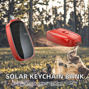 Mini banque d'énergie <span class=keywords><strong>solaire</strong></span> portable avec entrée type-c matériau PVC sortie 5W pour <span class=keywords><strong>iPhone</strong></span> montre porte-clés 1200mah <span class=keywords><strong>chargeur</strong></span> d'urgence - Product Image 3