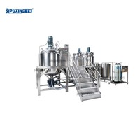 Mélangeur cisailleur homogénéisateur émulsifiant à moteur AC en acier inoxydable haute vitesse 1000L pour produits chimiques, aliments, savon liquide, shampoing, détergent