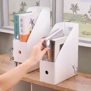 ZHI QUAN Desktop <b>File</b> Magazine Storage Box Office Organizer Set Waterproof Plastic Storage <b>Boxes</b> With/ Folder Model 858 Shantou - Product Image 3