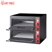 Four à pizza industriel, revêtement en poudre, grille-pain, sécheuse, cuisinière à pain, four électrique encastrable pour boulangerie, acier inoxydable, 8200W, facile