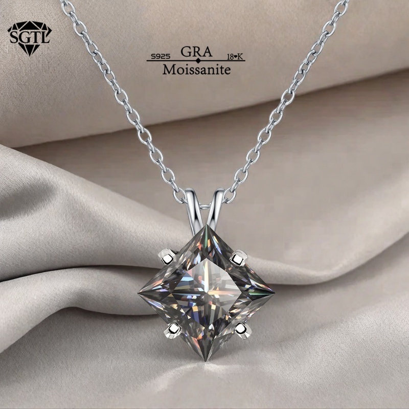 2ct pendant princess cut