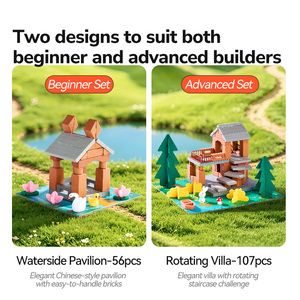 MIDEER Vente en gros - Mon premier jouet de construction - Ensemble de briques et de carreaux en terre cuite réels - Lavable et réutilisable - Kit de construction - Cadeau STEM pour enfants - Product Image 4