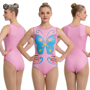 Abbigliamento Aderente per <span class=keywords><strong>Ginnastica</strong></span> Artistica Femminile, Vestiti Elastici per Danza, Abbigliamento Traspirante - Product Image 1