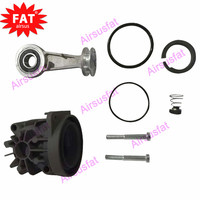 Convient pour Audi A6 4B C5 Allroad W220 W211 Kit de réparation de pompe de compresseur d'air culasse + 2 boulons + 2 bagues d'étanchéité + joint à ressort + tige de Piston