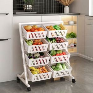 Estante Organizador Multifuncional de 4 Niveles para Almacenamiento en el Hogar, Cocina, Frutas, Alimentos y Baño - Product Image 3