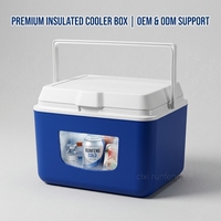 Glacière portable 26L, boîte isotherme pour aliments, panier de pique-nique, kit de voyage thermique, équipement de camping, glacière extérieure