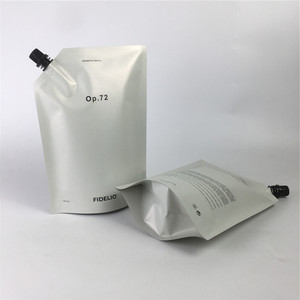 Custom Printed Waterproof Refill 100ml Mini Stand Doypack Shampoo Spout Pouch Bag Zipper Top for Body Face Mask <b>Eye</b> Cream - Product Image 3