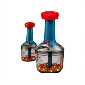 Hachoir manuel en plastique PP pour ail, piment, légumes, viande et aliments - Product Image 4