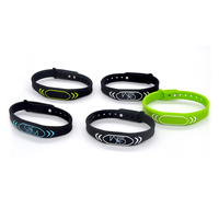 Prix usine inscriptible EV1 4K puce bracelet 125khz Silicone tissu tissé brassard Bracelet passif NFC 13.56mhz RFID bracelets
