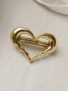 Pinces à cheveux en métal doré, antidérapantes, pour cheveux fins, épais ou bouclés, accessoires de coiffure pour femmes et filles - Product Image 5