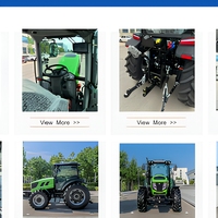 Traktor Pertanian Baru 40 HP dengan Part Opsional Mesin Pertanian 4x4 RH1304 Mini Traktor untuk Pertanian