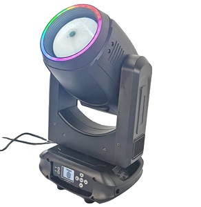 Luces Móviles para DJ de 295W, Iluminación de Escenario con Prisma de 48 Caras, <span class=keywords><strong>13</strong></span> Gobos, 14 Colores, DMX512, Activación por Sonido, Efecto Arcoíris, para Bodas - Product Image 4