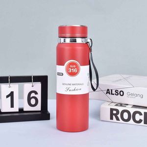 Stainless Steel 316 Vacuum <b>Flask</b> Double Wall Insulated Travel Bottle with Rope Modern Leak-Proof <b>Large</b> Capacity - Product Image 2