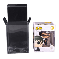 Boîtier en plastique vinyle Funko sans acide épaisseur 0.5mm 4 pouces protecteur PET Funko Pop Toy Case