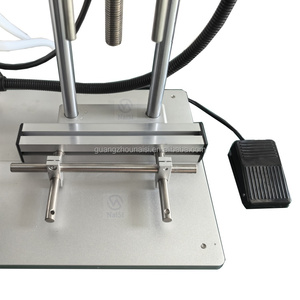 Machine de remplissage semi-automatique à double tête pour liquides de nettoyage de toilettes, anti-corrosion, à base de <span class=keywords><strong>chlore</strong></span>, pour eau et huile, avec pesage - Product Image 4