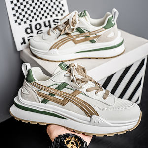 Nouvelles Chaussures de Course Confortables à Lacets et Semelles Épaisses 2026 pour Hommes – Mocassins Décontractés Respirants Frenulum Evergreen Printemps Été Automne - Product Image 2