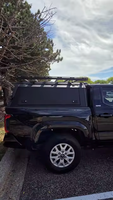 XINYI OVERLAND Grosir Penutup Bak Truk Hard Top Hitam untuk Toyota Tacoma 5Ft 6Ft Dengan Jendela Geser yang Dapat Dikunci