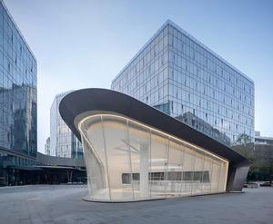 모던 디자인 호텔 빌라 충격 저항 열 브레이크 유리 커튼 월 시스템 - Product Image 1