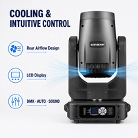 En stock en EE. UU. Luz de cabeza móvil Sharpy LED de 200W con anillo, control DMX512 RDM, súper haz de luz móvil para DJ, iluminación de escenario para fiestas