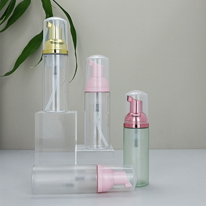 Botella de Espuma para Jabón de Manos de 100 ml, Color Blanco, con Bomba de Espuma, Botella de Espuma Cosmética de 150 ml, Color Rosa Degradado - Product Image 5