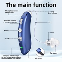 Aide auditive numérique rechargeable, tonalité réglable, meilleur amplificateur sonore, aide auditive portable pour personnes âgées malentendantes, aide auditive BTE