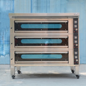 Yoslon-horno <span class=keywords><strong>Industrial</strong></span> de <span class=keywords><strong>Gas</strong></span> exclusivo, <span class=keywords><strong>tostadora</strong></span> y Pizza, 3 cubiertas, 9 bandejas, horno eléctrico personalizable para hornear - Product Image 1