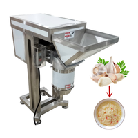 Machine à broyer les légumes stable et performante, machine à faire de la pâte d'ail, hachoir à ail automatique, broyeur à ail commercial
