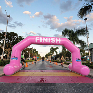 Arches gonflables en PVC de marque Plato personnalisées, épaisseur 0,65 mm, pour sports de plein air, course, publicité, installation facile, garantie <span class=keywords><strong>1</strong></span> an, personnalisable - Product Image 4