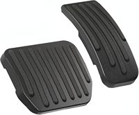 Couvre-pédales antidérapants en aluminium Style populaire Accessoires d'intérieur de voiture Pédales de remplacement pour automobiles