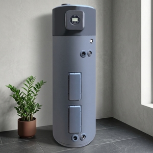 Pompe à chaleur domestique haute température 110V/220V pour eau chaude sanitaire – Le meilleur des deux mondes : chauffage hybride intelligent double énergie - Product Image 1