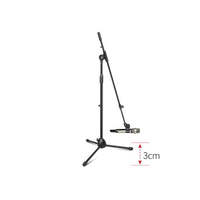 Support de microphone professionnel extensible en métal et plastique BHA MS-832, trépied pour studio d'enregistrement, accessoires pour salle informatique