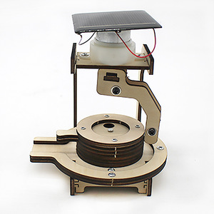 Kit scientifique de modèle de moulin à pierre à énergie solaire, jouet éducatif en bois à monter soi-même pour enfants de 7 à 9 ans - Product Image 3