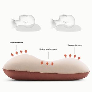 Almohada Inflable de Espuma Silenciosa y Cómoda, Almohada Portátil para Viajes y Campamentos - Product Image 4