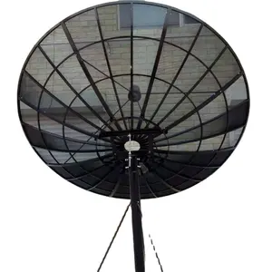 Récepteur Satellite de taille 10 pieds 3m antenne TV en maille avec support de poteau