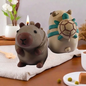 Turtle Honey Series Silicone Mold For DIY Cake Candle Plaster Crafting 3D Cartoon Shape Molds Transparent White - Product Image 2