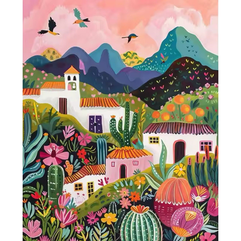 Montagnes colorées 6