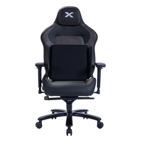 Kursi Gaming Balap Kulit PU 4D Reclining Swivel Ergonomis Penyangga Pinggang Tinggi Dapat Disesuaikan Sandaran Kepala Pro Gamer Setup