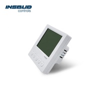 Thermostat numérique sans programmation avec écran lcd, blanc, capteur de température