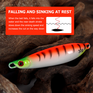 CHEERY Señuelo de pesca de metal con hoja curva para apertura de senderos, anzuelo de plomo, luminoso, biónico, para pesca en barco en agua salada, venta al por mayor - Product Image 3