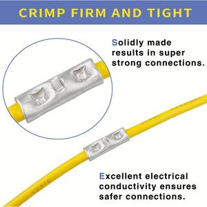Kit de connecteurs à sertir en cuivre, 420 pièces, connecteurs de fils non isolés BN0.5 1.25 2.5 3.5 5.5 8 pour câblage électrique - Product Image 5
