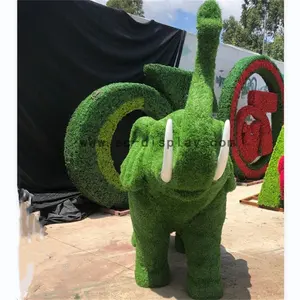 Парк зеленая скульптура наружные скульптуры украшения большая скульптура слона