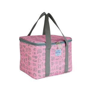 Sac de plage en maille personnalisé avec logo, petit sac isotherme pour le déjeuner, pour l'école, chariot pliable, sac isotherme pour bière, sac à lunch - Product Image 2